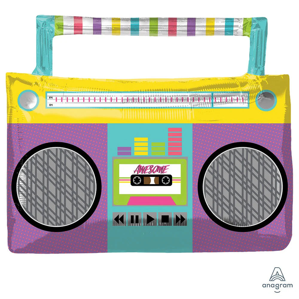 Anagram 27" Awesome Boom Box Balloon